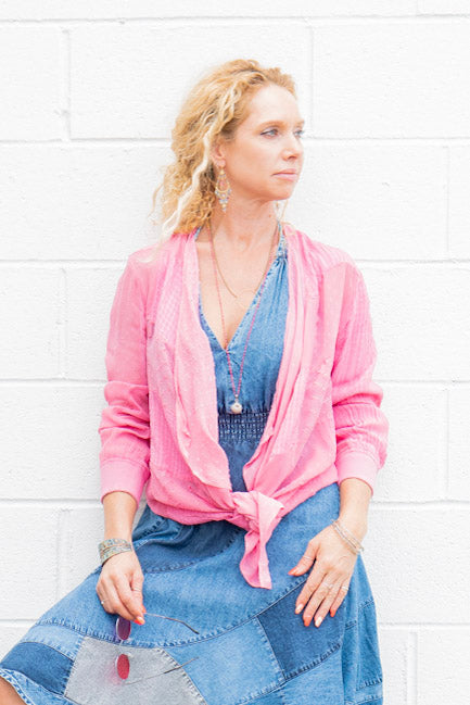 Load image into Gallery viewer, The Juno Kimono Cardigan in Plum - SpiritedBoutiques Boho Hippie Boutique Style Cardigan, Young Threads
