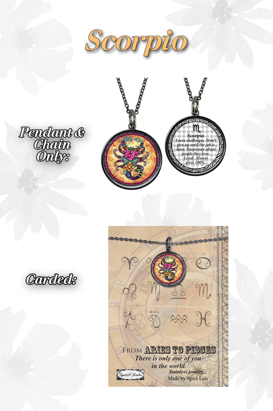 Spirit Lala: Zodiac Pendant Necklace