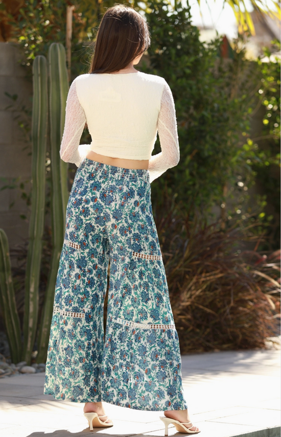 The Ellery Flowy Pants in Blue