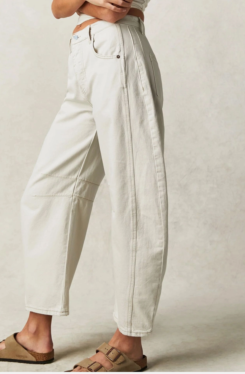 The Nemy Tube Jeans in Ivory
