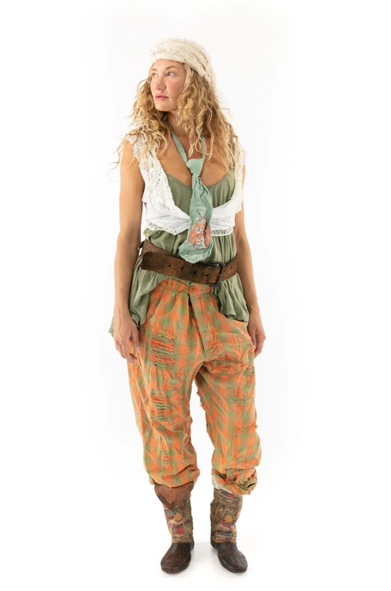 Check Charmie Trousers in Chaser