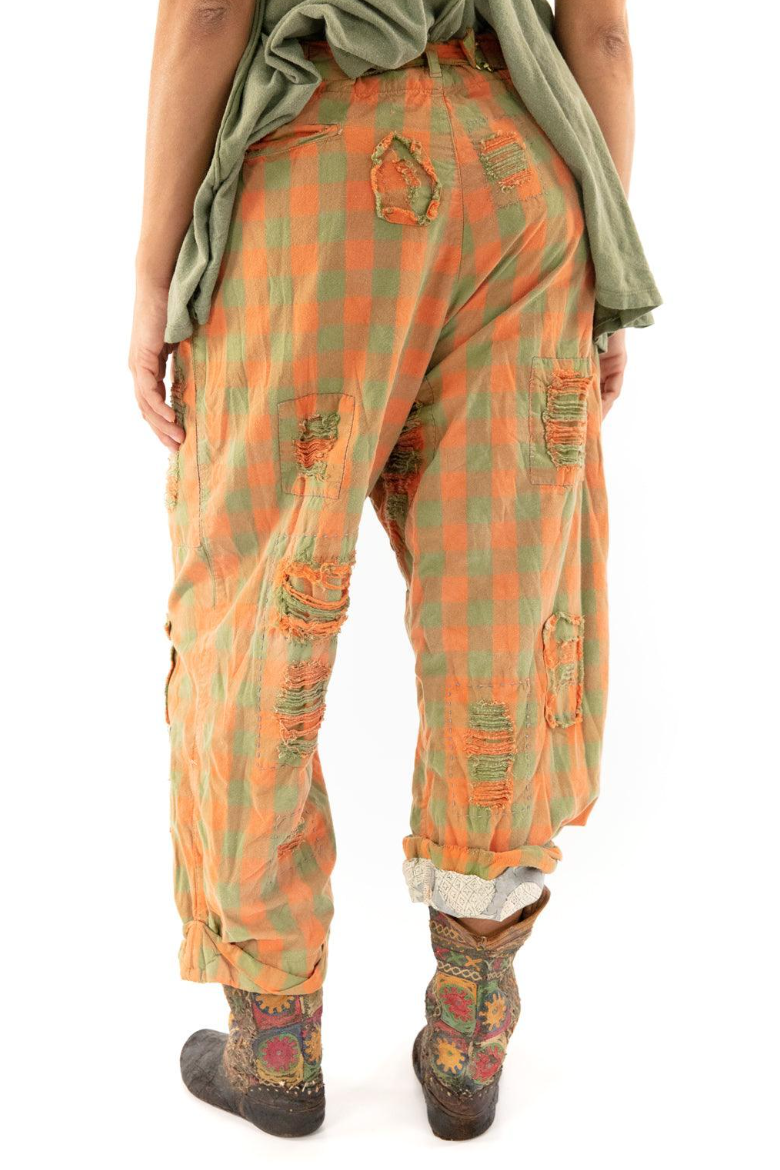 Check Charmie Trousers in Chaser