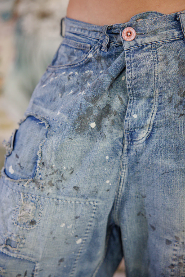Dani Blues Denims in Washed Indigo