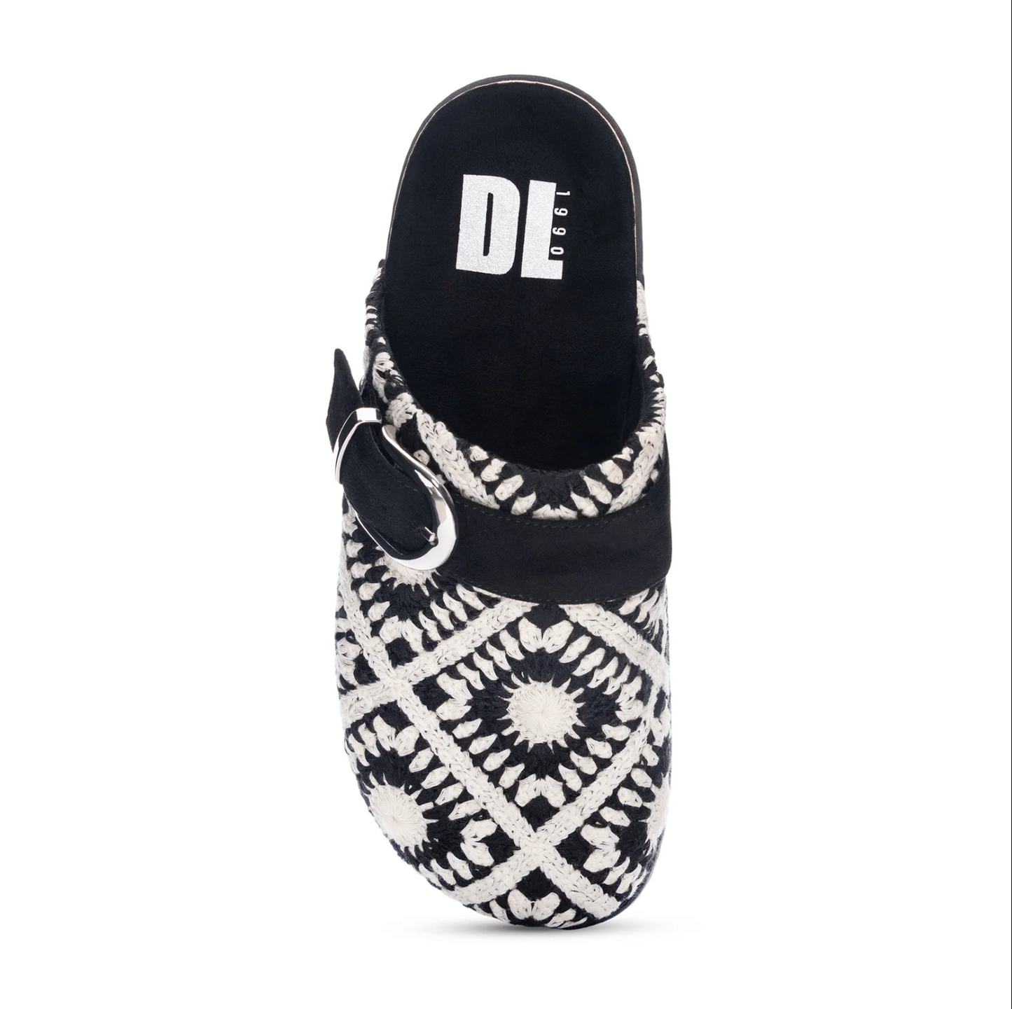 Bunches Casual Clog in Black/White