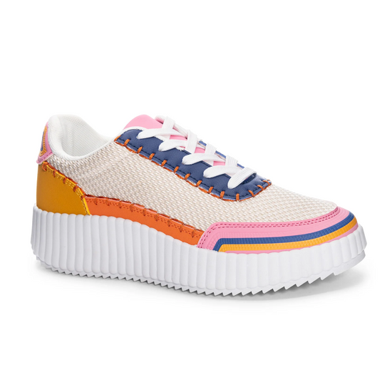 Spirited Mesh Sneaker in Pink Multi