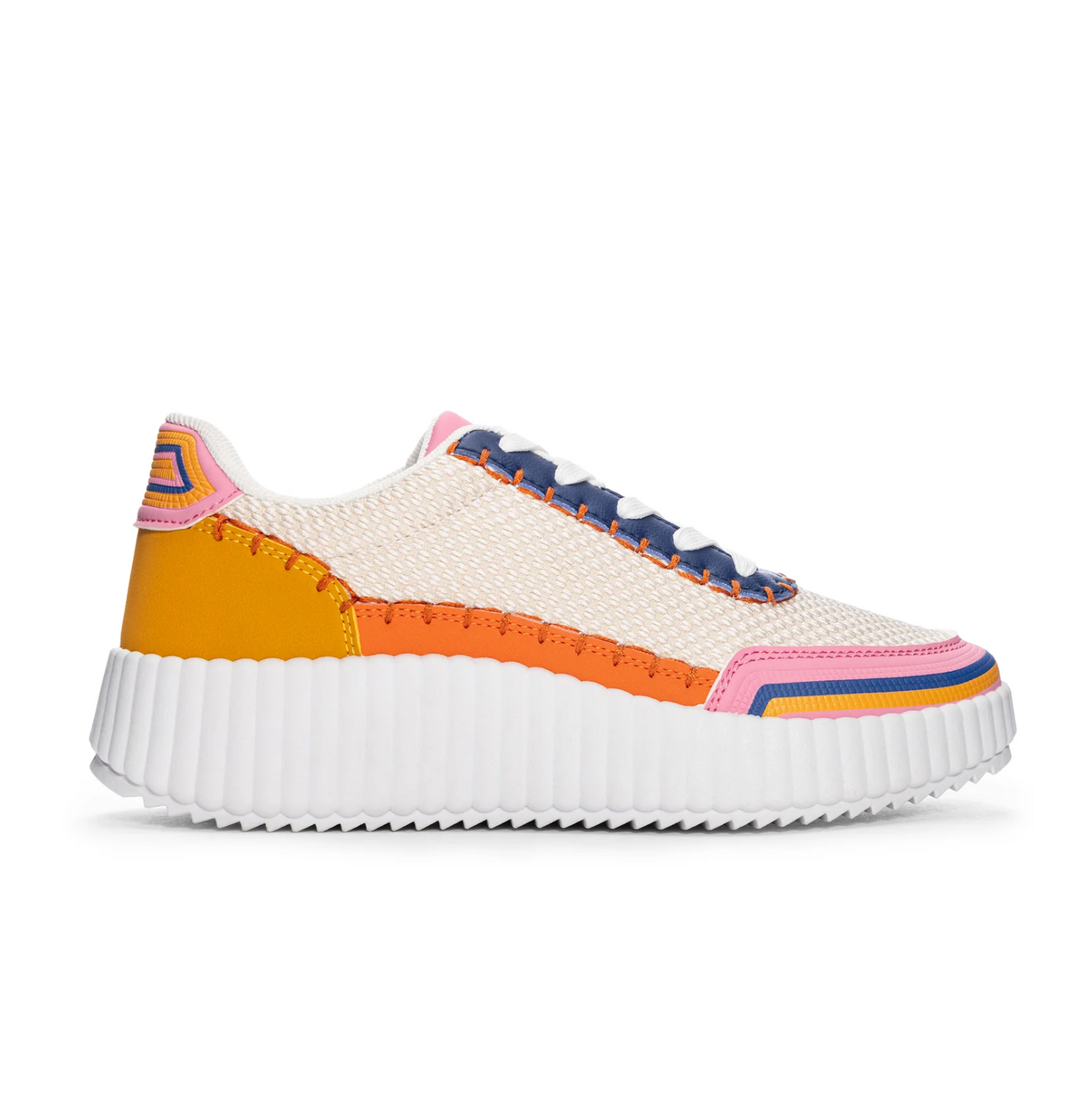 Spirited Mesh Sneaker in Pink Multi