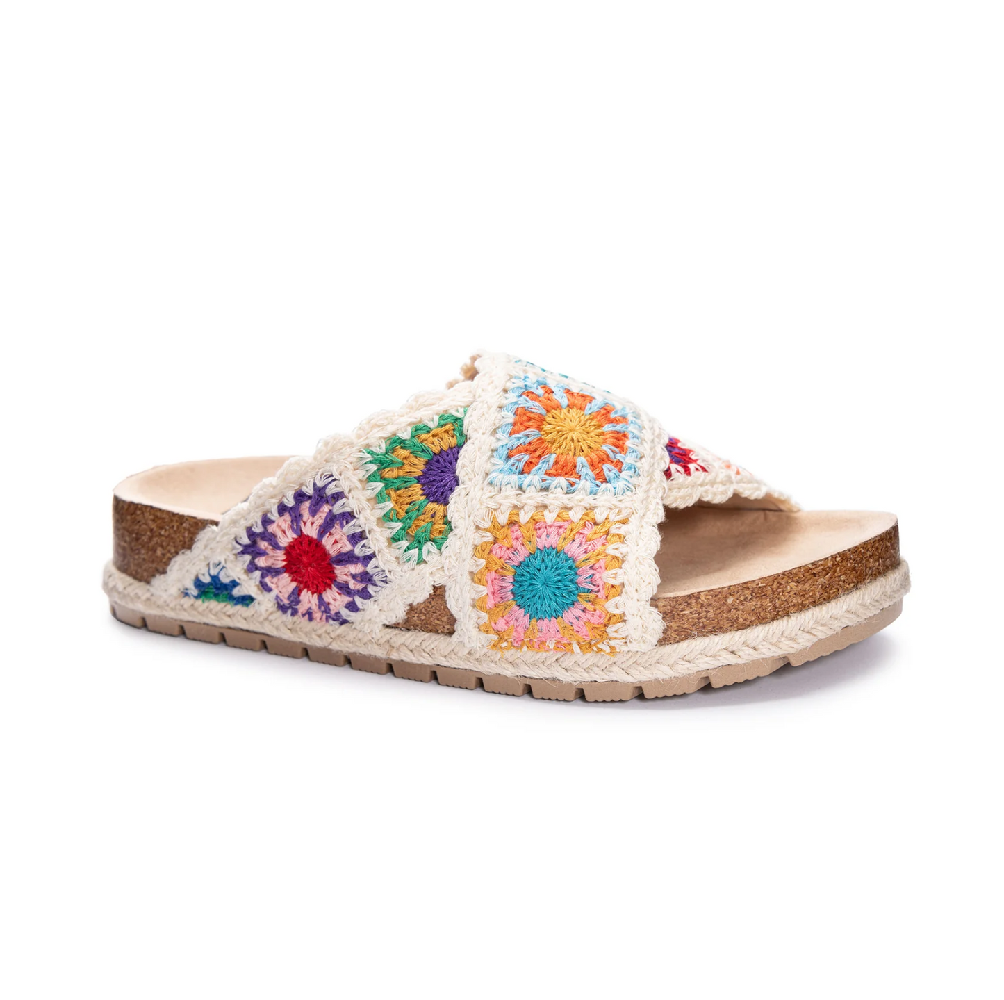 Tacoma Crochet Sandal in Natural