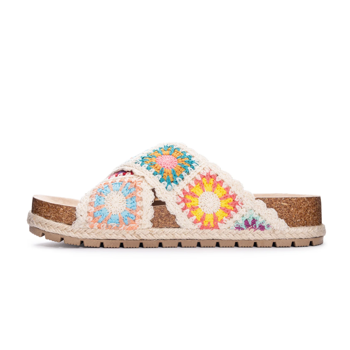 Tacoma Crochet Sandal in Natural