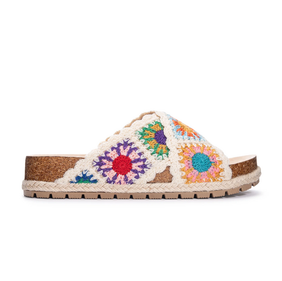 Tacoma Crochet Sandal in Natural