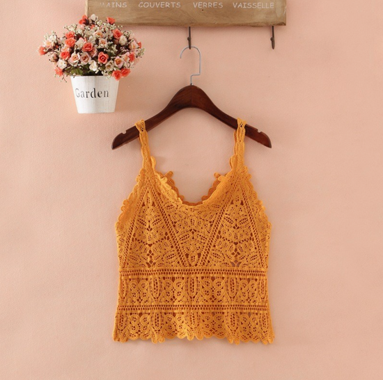 The Grier Halter Top in Yellow