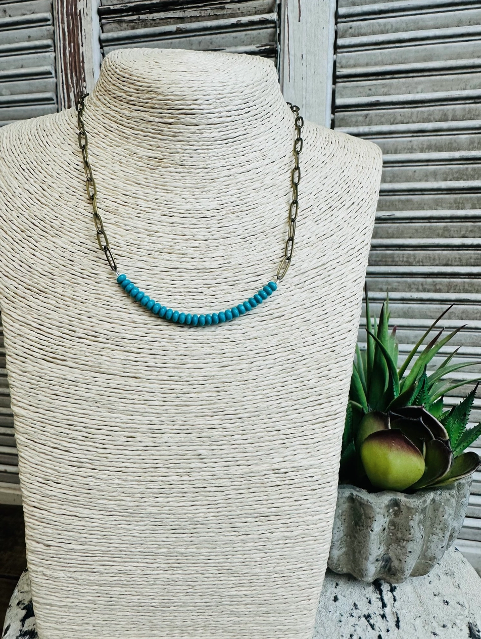 Touch Of Turquoise Necklace