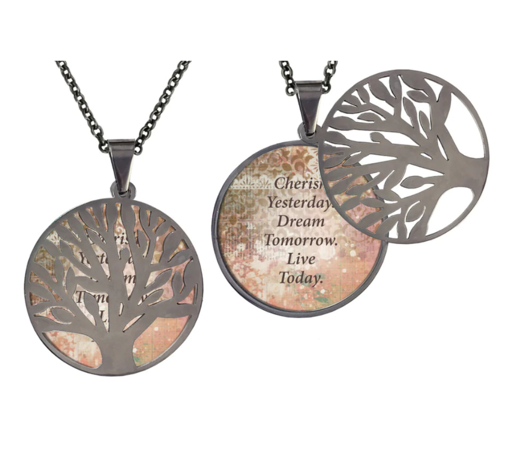 Spirit Lala Poetry Tree Necklace - SpiritedBoutiques Boho Hippie Boutique Style Necklace, Spirit Lala