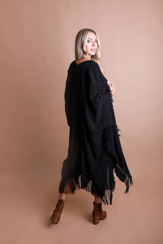 The Julianna Kimono in Black