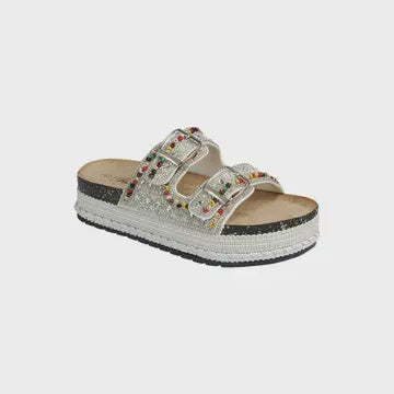 Baren Sandals in White