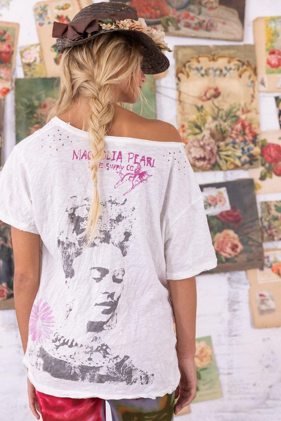 Magnolia Pearl Flight Flowers Frida Tee in True