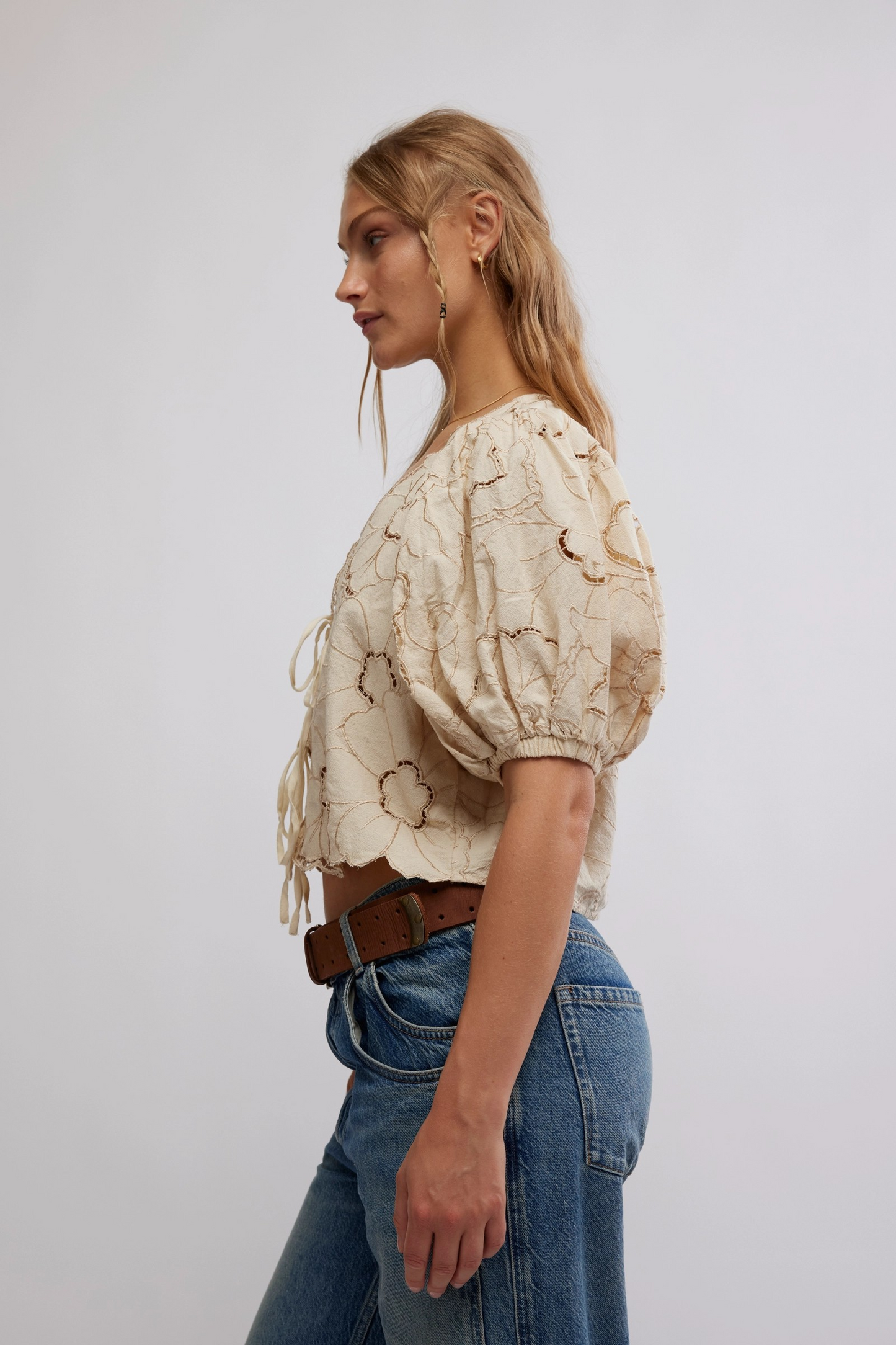 Free People - June Top in Ecru