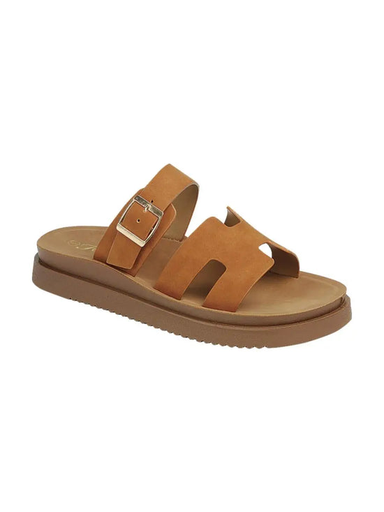 Cici Sandals in Tan