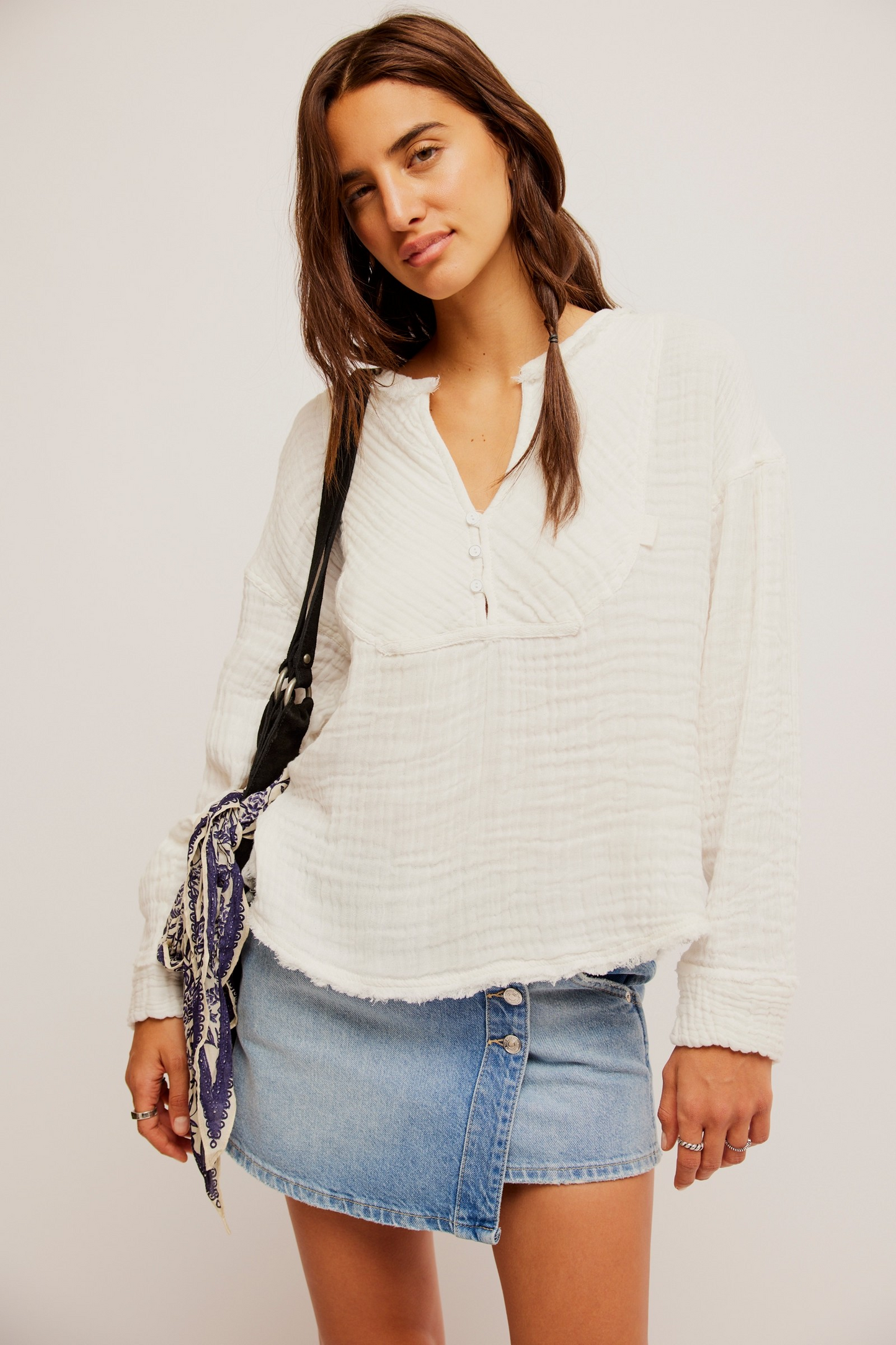 Free People - Easy Sunday Top in Optic White