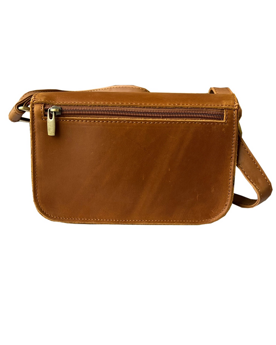 Faye Flap Leather Crossbody