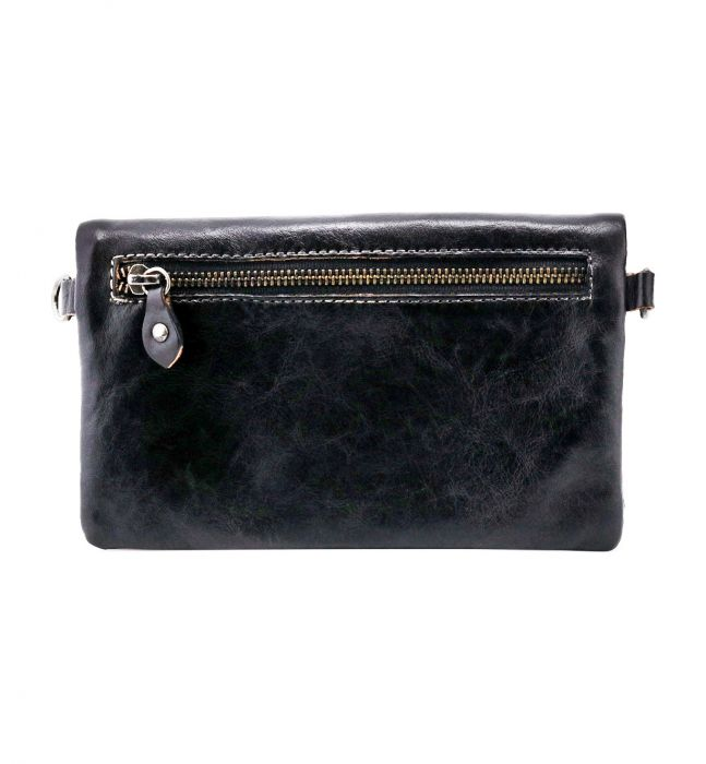 Bed Stu Cadence Hobo Wallet in Black Rustic - SpiritedBoutiques Boho Hippie Boutique Style Wallet, Bed Stu