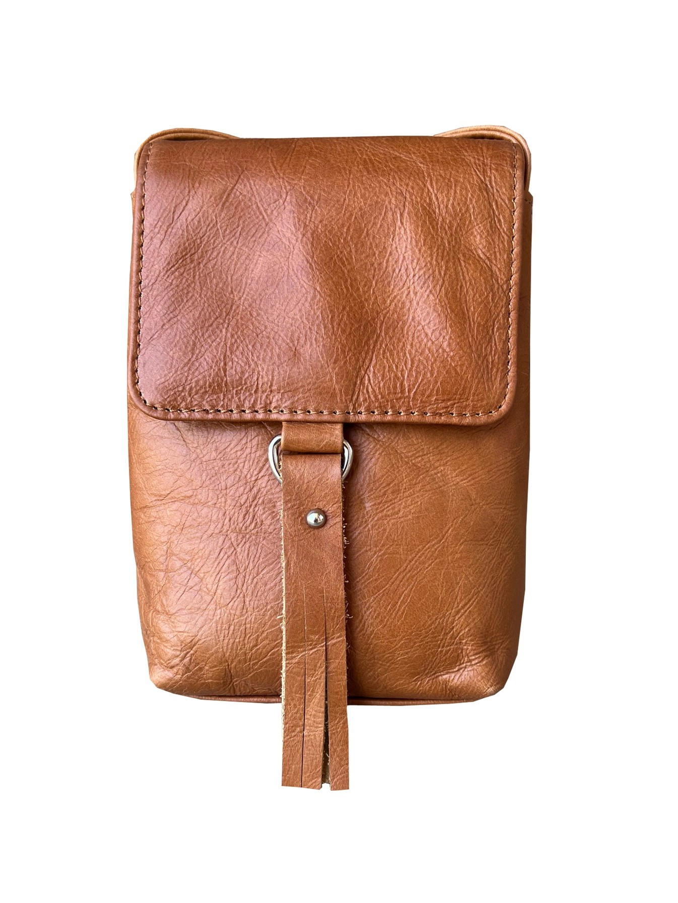 Fiona Flap Leather Crossbody