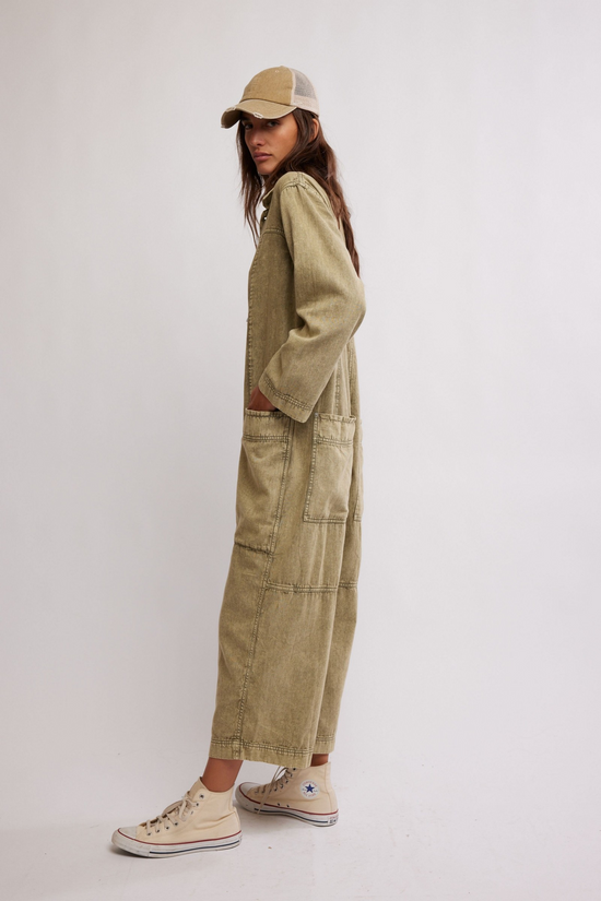 Free People - Margarita Jumpsuit in Calliste Green