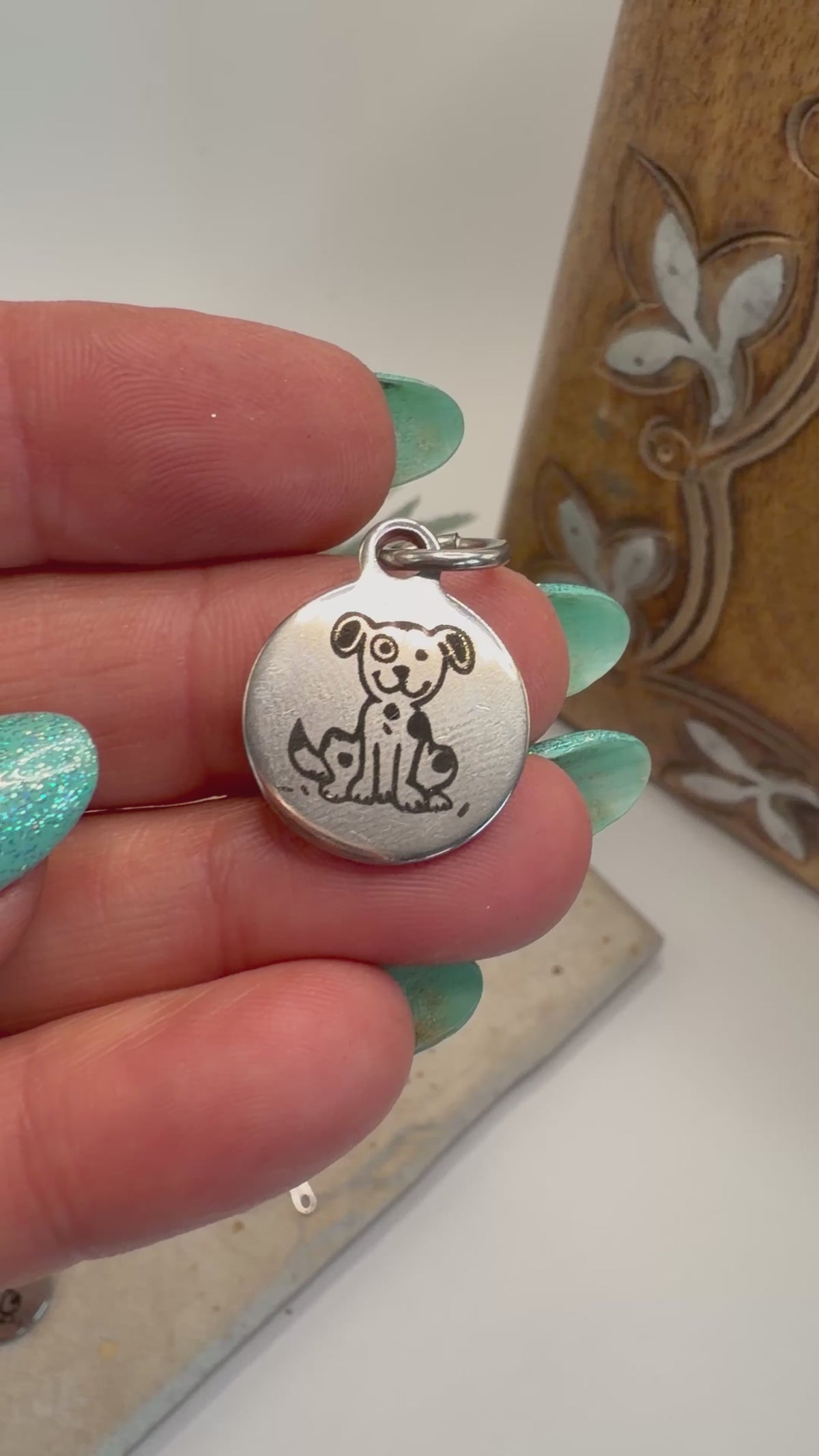Spirit Lala: Bird & Animal Stainless Circle Charm Pendant Necklace