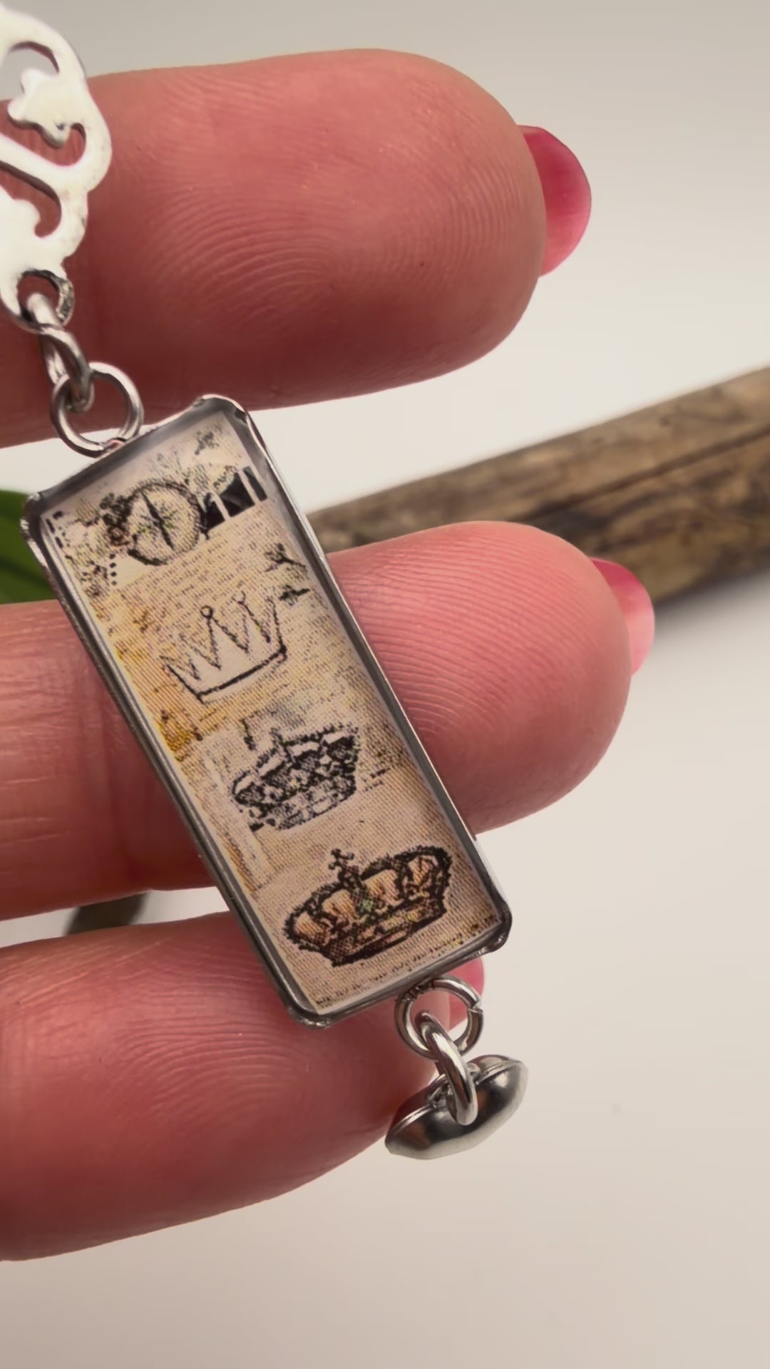 Object Design Rustic Rectangular Earrings
