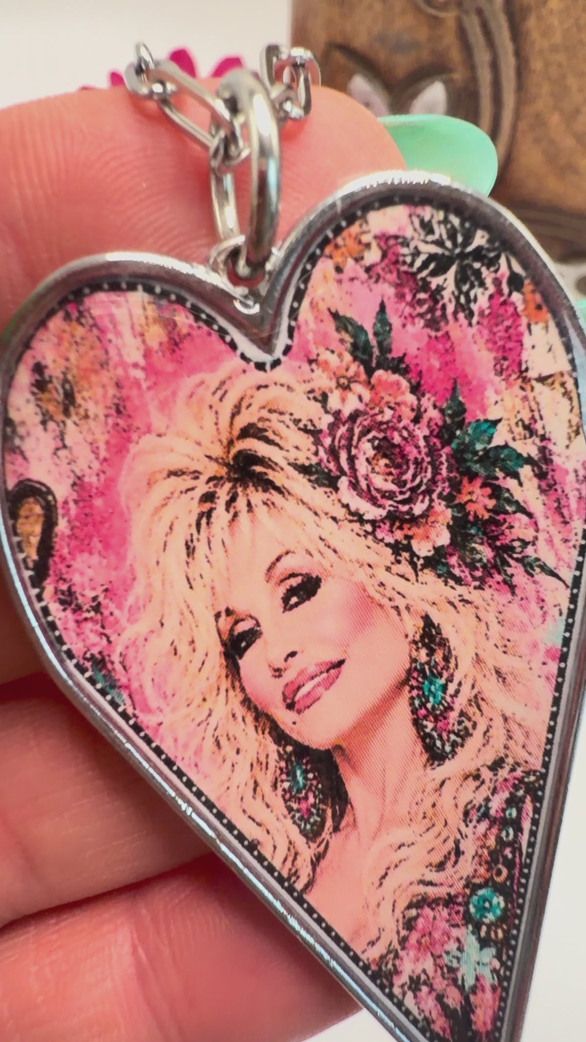 Dolly Large Heart Pendant Necklace