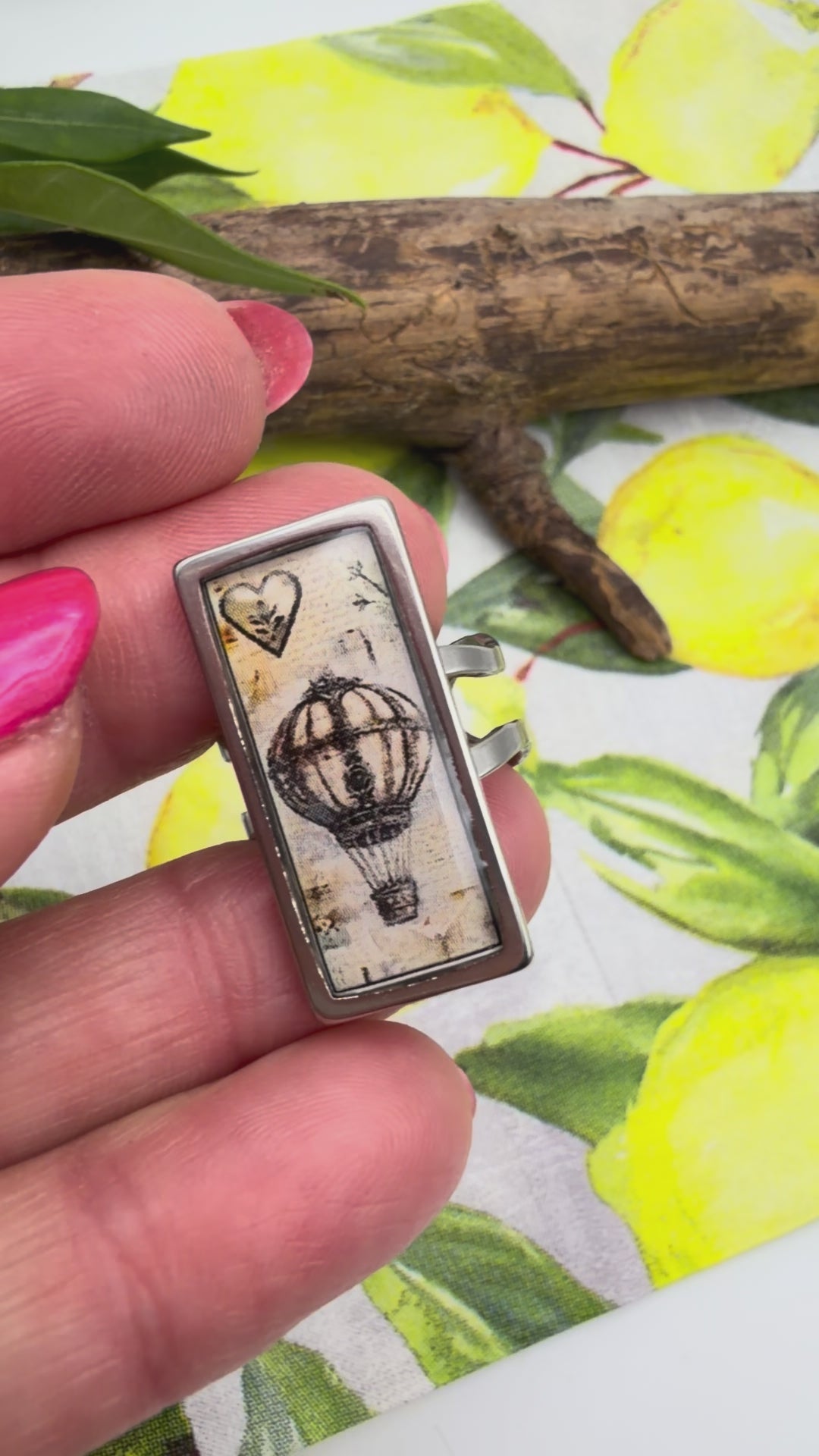 Object Design Rustic Rectangular Ring