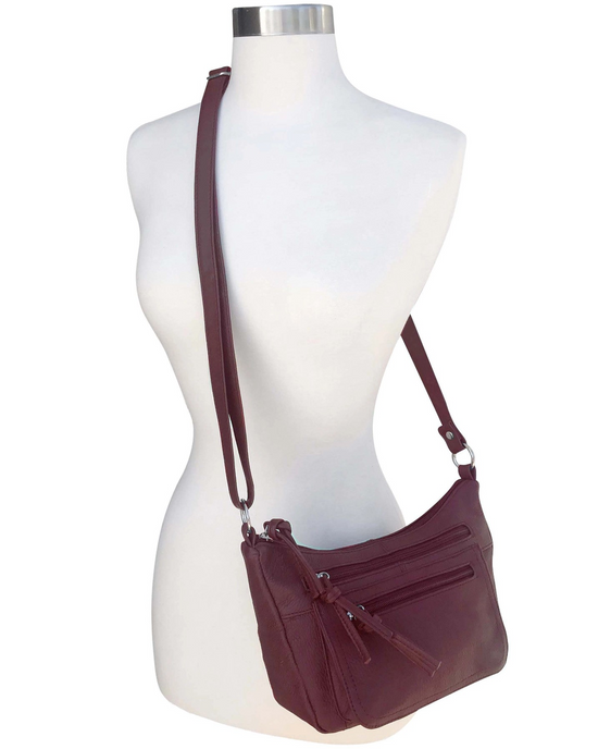 Denise Leather Cowhide Crossbody