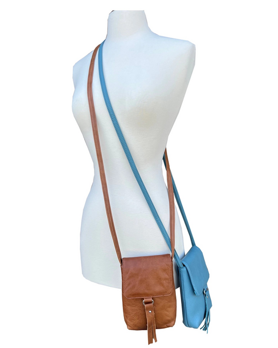 Fiona Flap Leather Crossbody