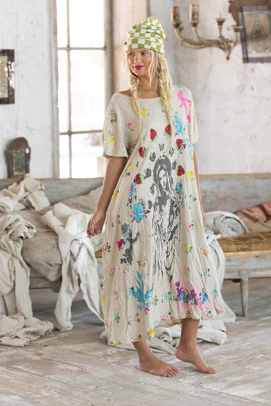 Magnolia Pearl Paola Tee Dress in Spring Joy