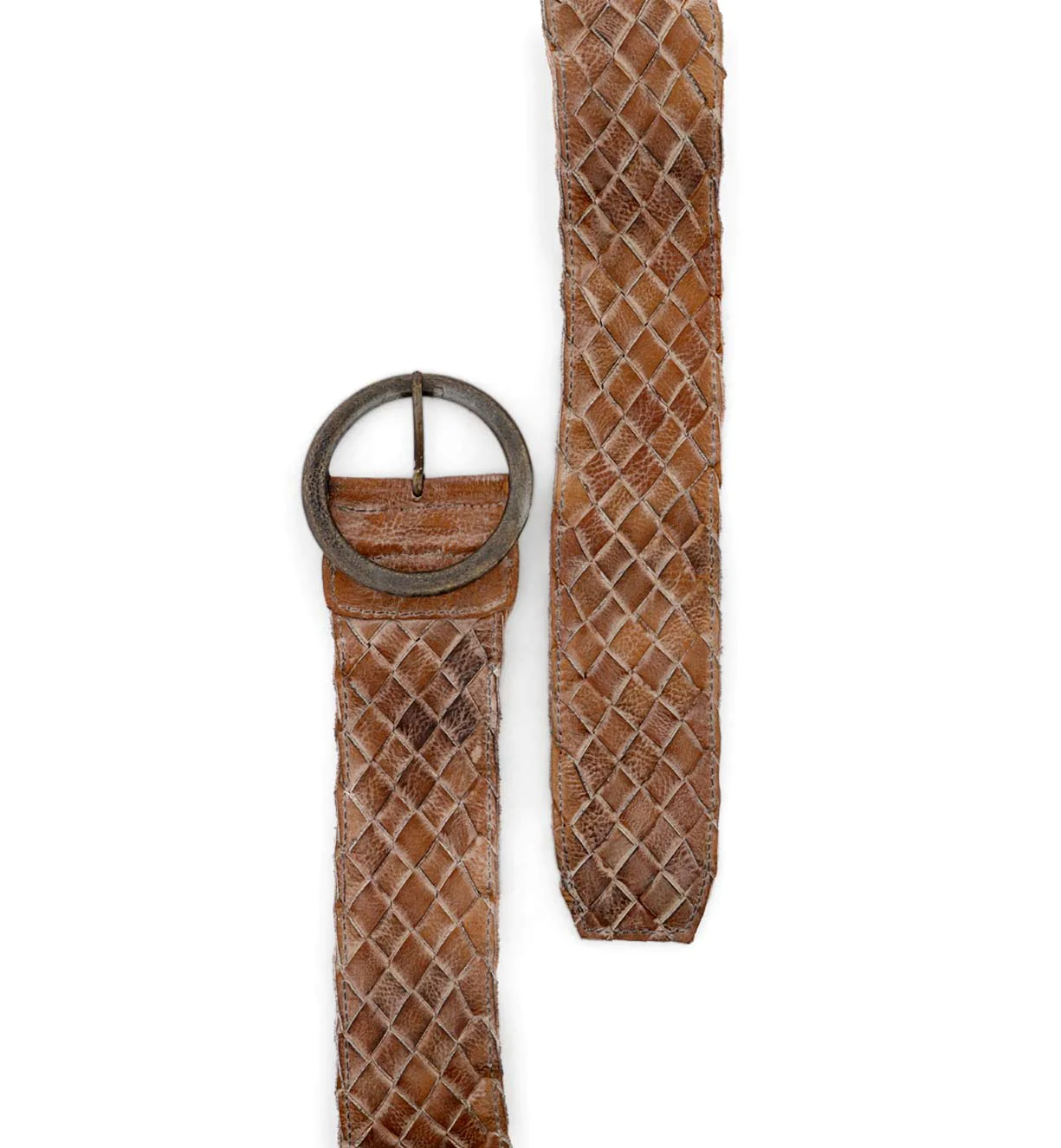 Load image into Gallery viewer, The Dreamweaver Belt in Teak Rustic - SpiritedBoutiques Boho Hippie Boutique Style Belt, Bed Stu
