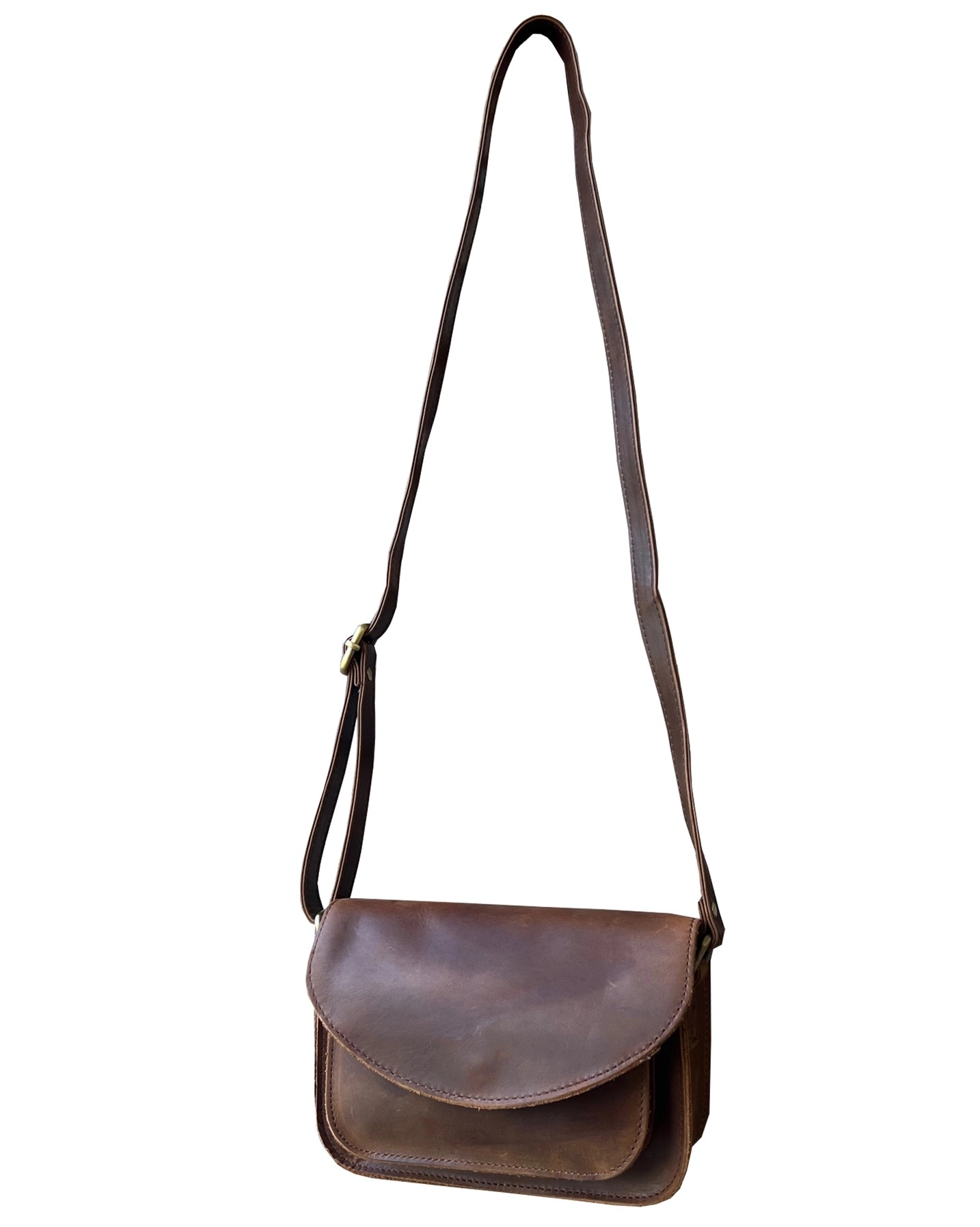 Faye Flap Leather Crossbody