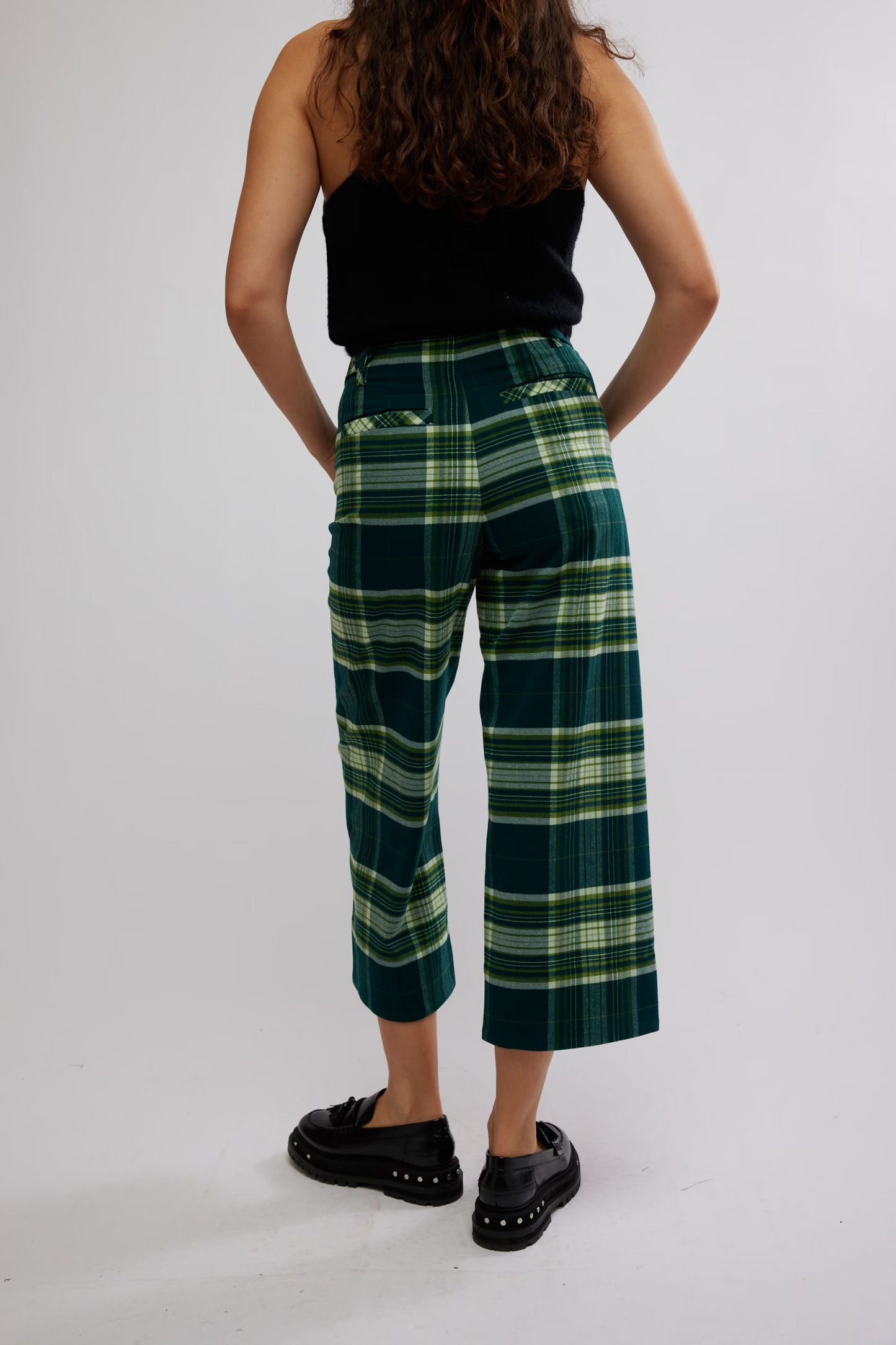 Free People - Acadia Trouser in Green Combo