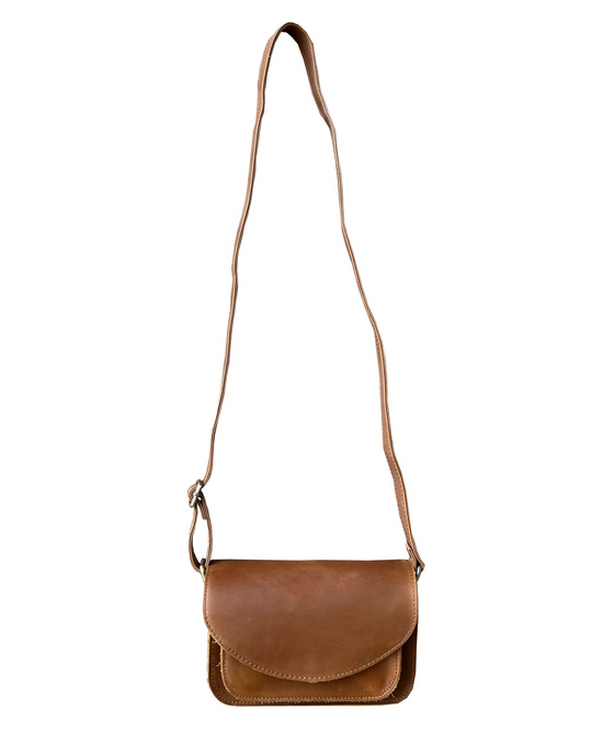 Faye Flap Leather Crossbody