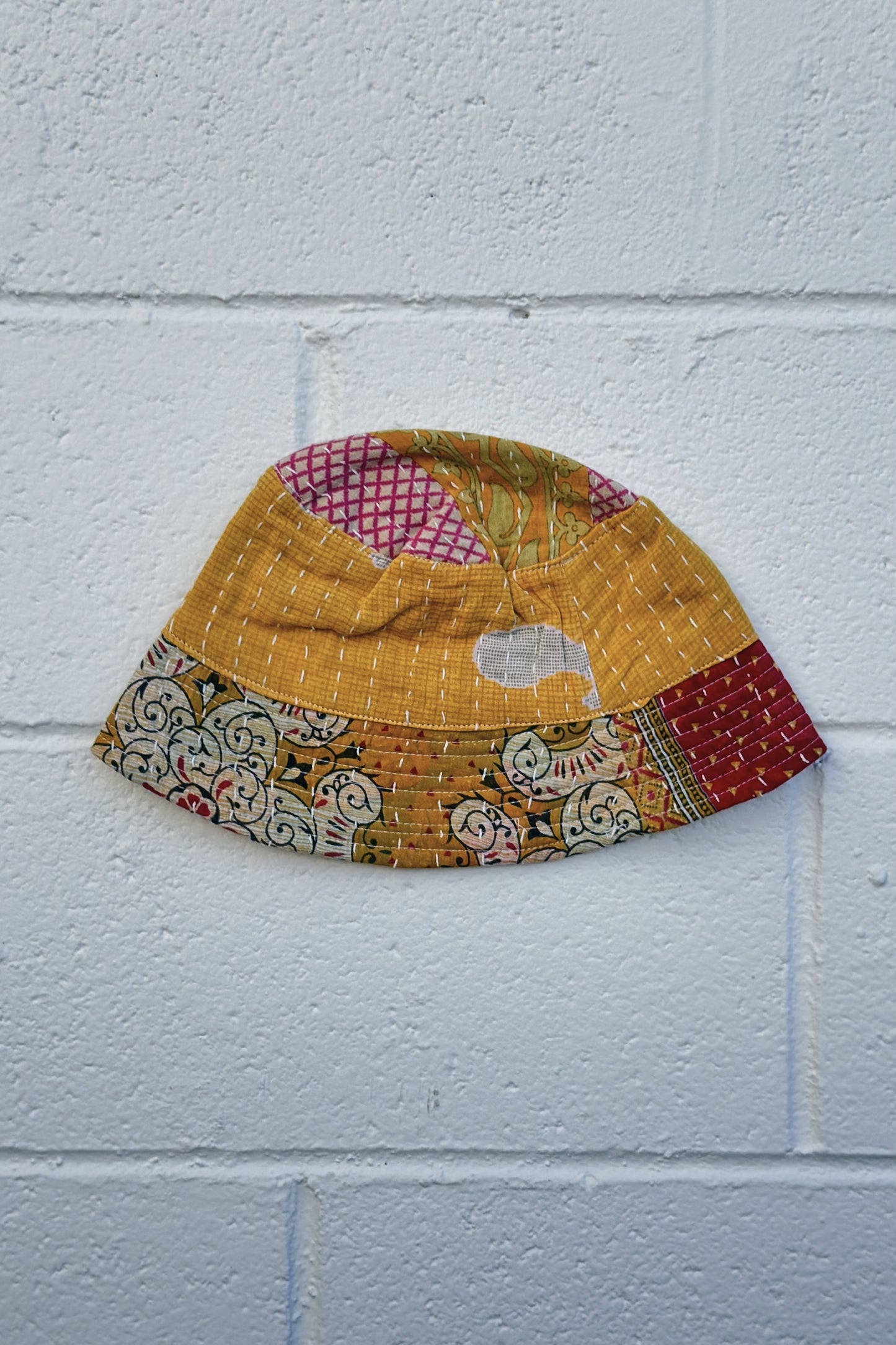 The Delilah Patchwork Bucket Hat - SpiritedBoutiques Boho Hippie Boutique Style Hat, The Roots