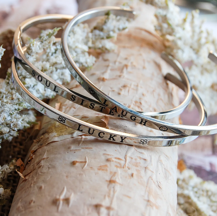 Spirit Lala: "Always Follow The Direction Of Your Heart" Bangle