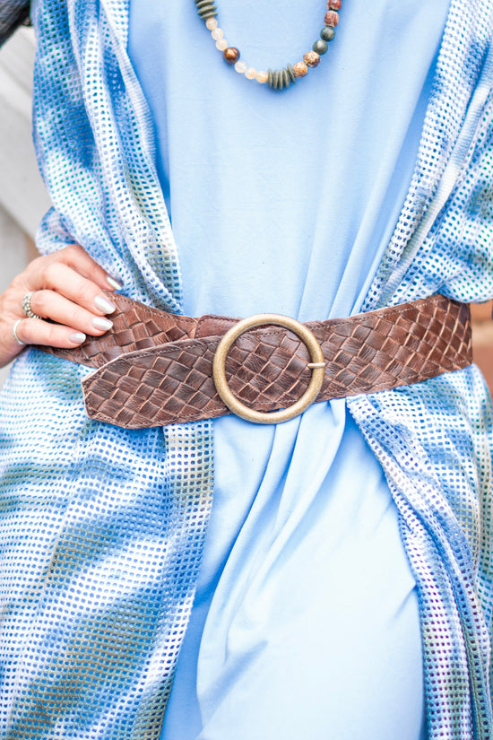 The Dreamweaver Belt in Teak Rustic - SpiritedBoutiques Boho Hippie Boutique Style Belt, Bed Stu